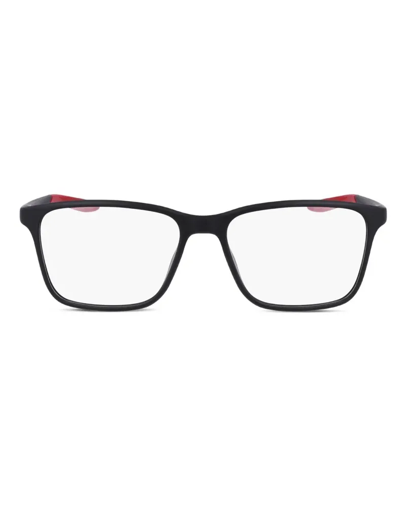 Nike Brille mit eckigem Gestell - Schwarz Schwarz