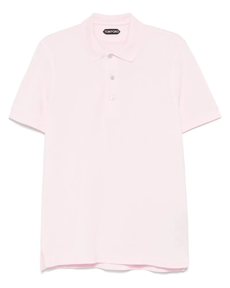 Tom Ford Poloshirt aus Piqué - Rosa Rosa