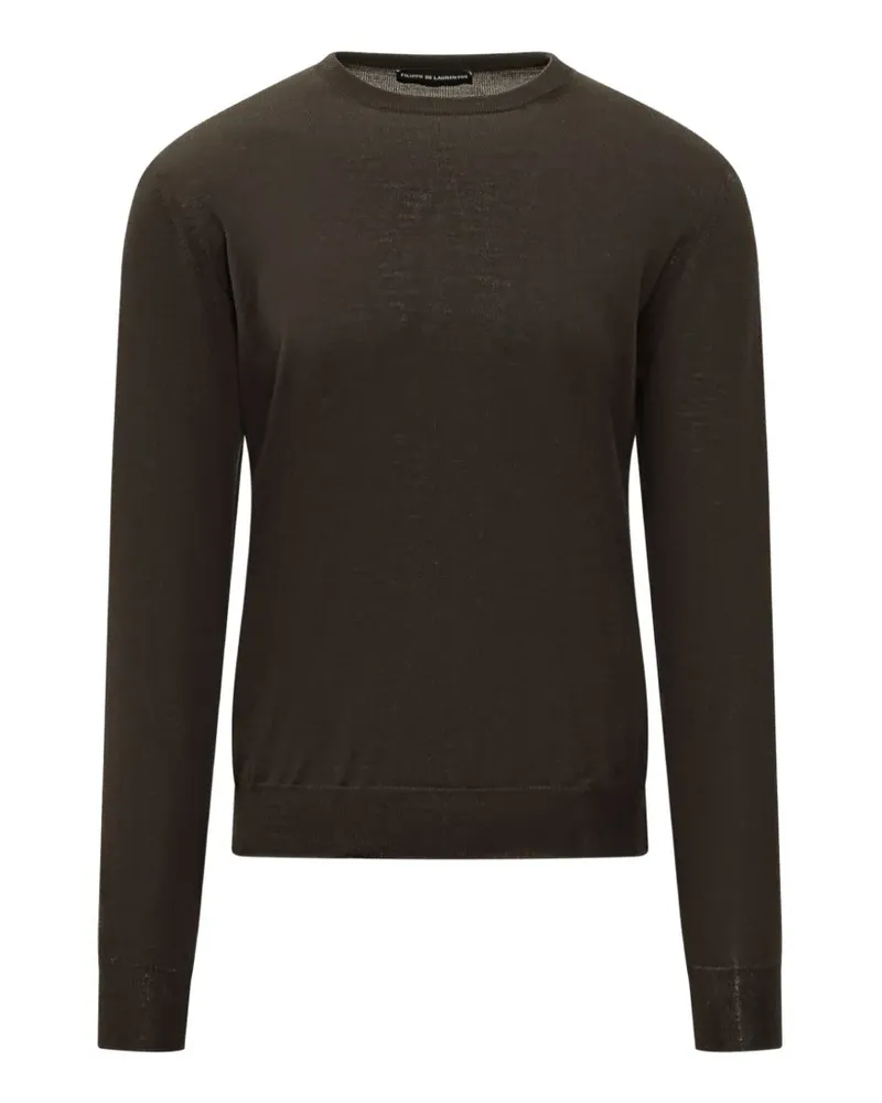 Filippo de Laurentiis fine-knit sweater - Braun Braun