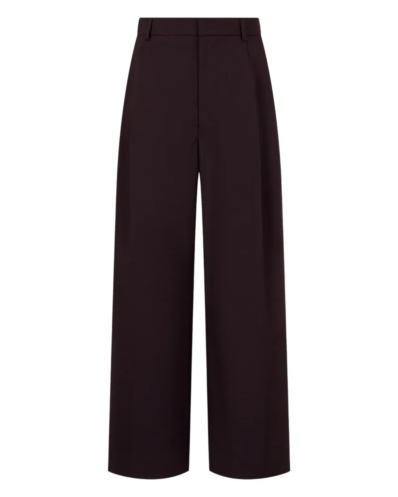 STUDIO TOMBOY Hose mit weitem Bein - Braun Braun