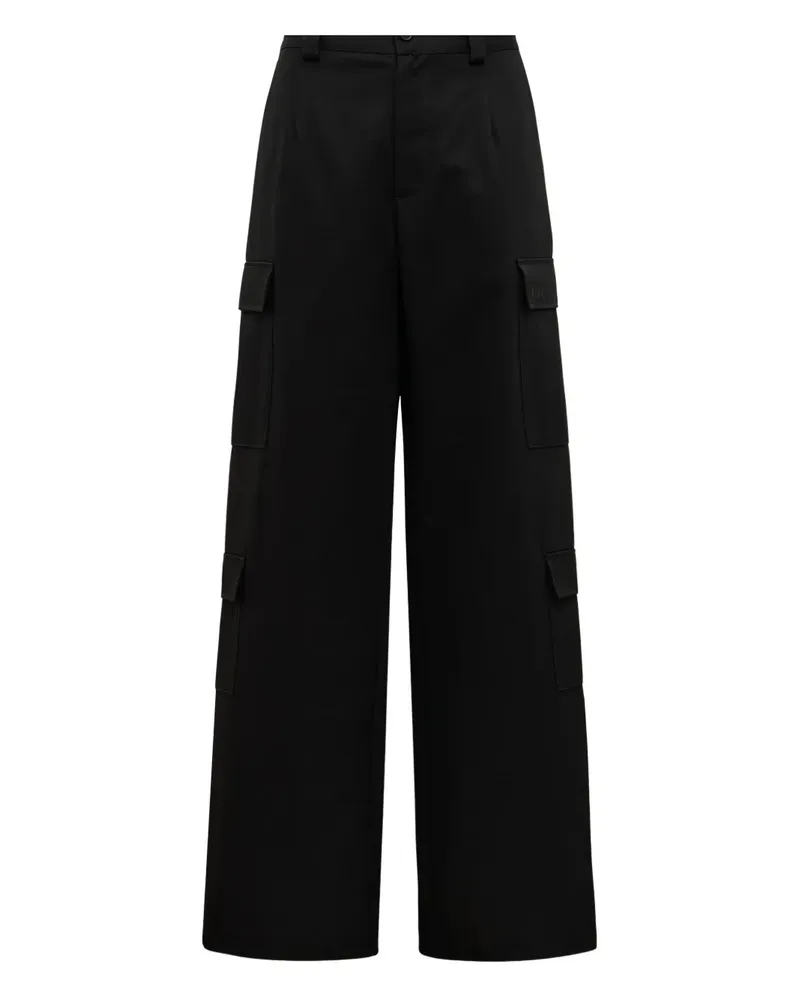 MSGM Hose mit aufgesetzten Taschen - Schwarz Schwarz
