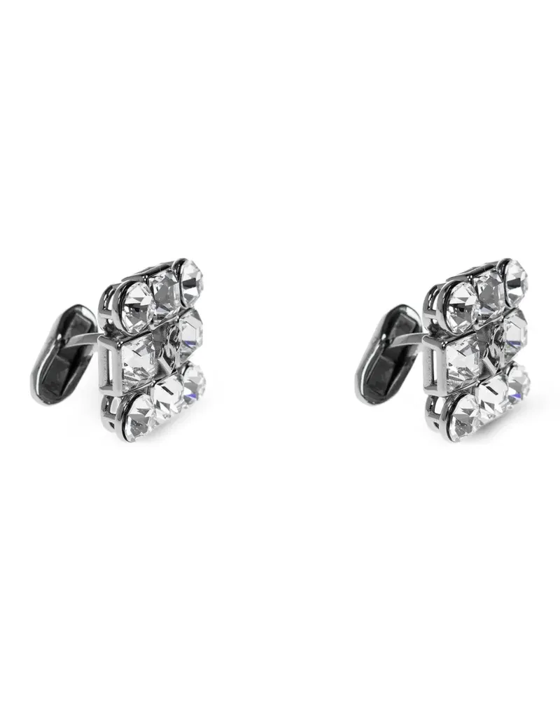 Dolce & Gabbana Manschettenknöpfe mit Kristallen - Silber Silber