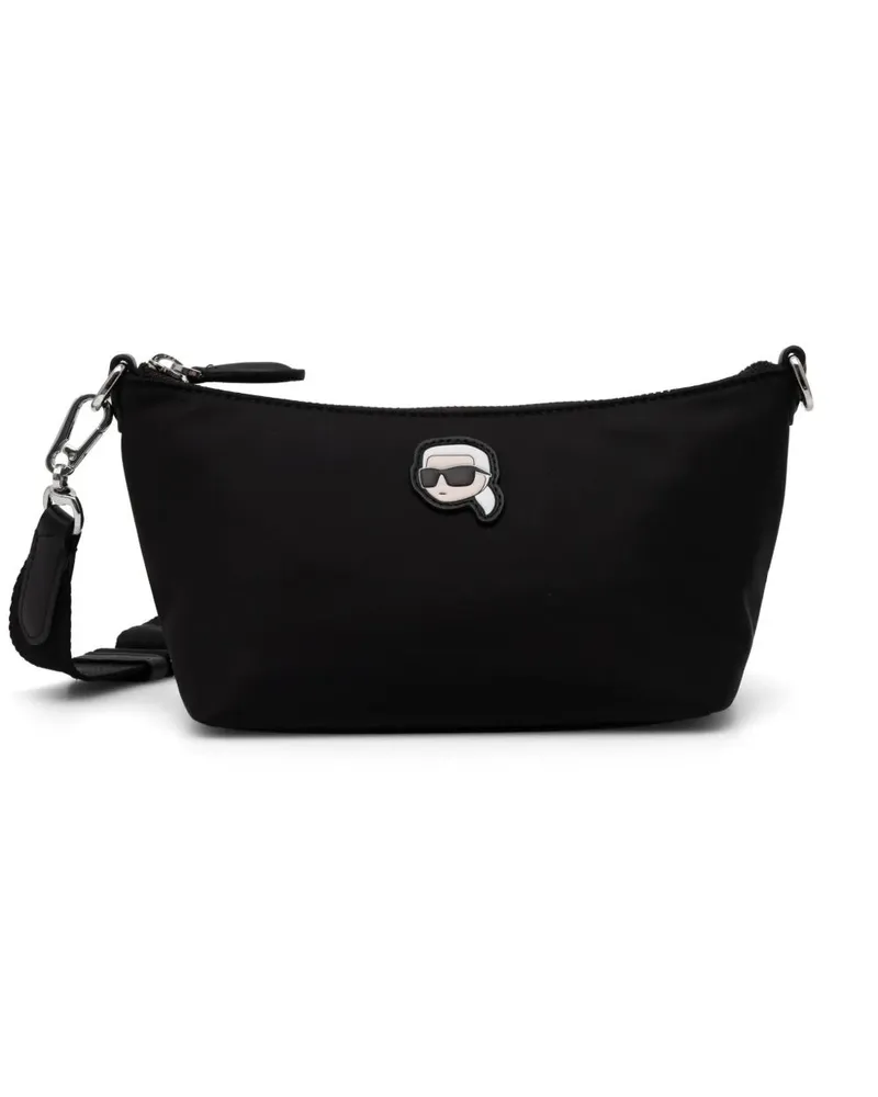 Karl Lagerfeld Ikon Umhängetasche - Schwarz Schwarz