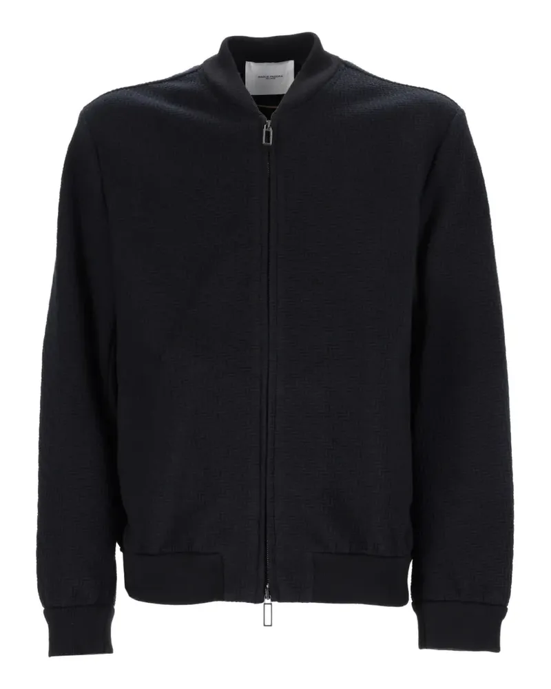 Paolo Pecora Milano textured-knit bomber jacket - Mehrfarbig Mehrfarbig