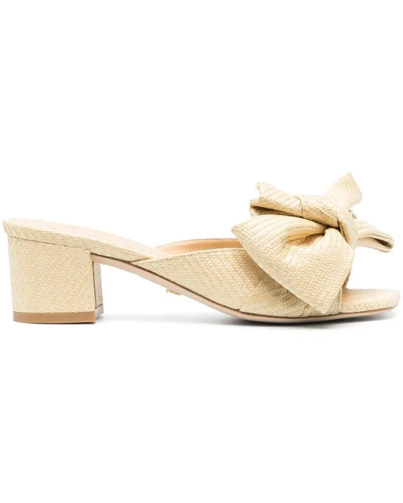 Stuart Weitzman LOVEKNOT 50 Pantoletten - Nude Nude