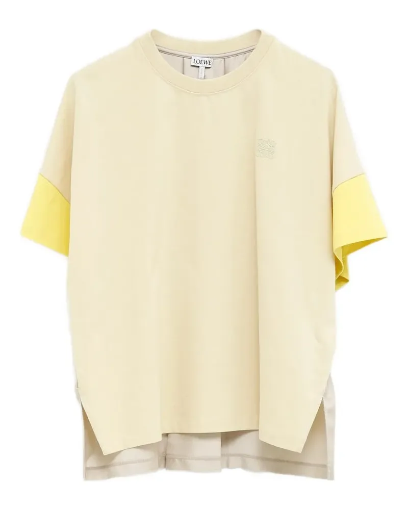 Loewe T-Shirt mit Stickerei - Nude Nude
