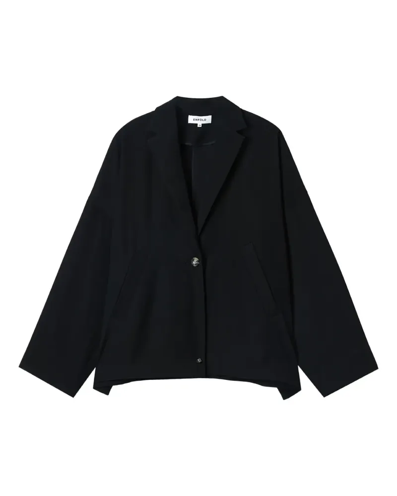 ENFÖLD Jacke mit tiefen Schultern - Schwarz Schwarz