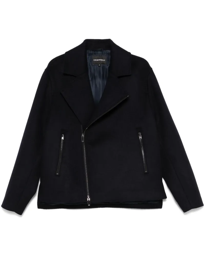 Emporio Armani Jacke aus Wolle - Blau Blau