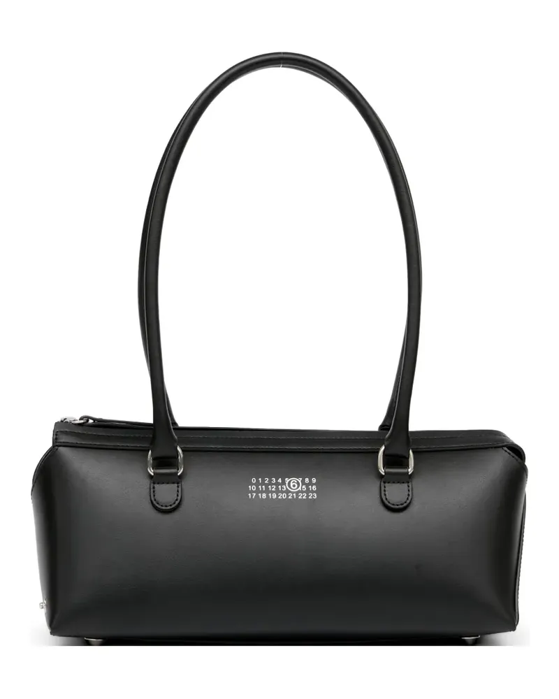 Maison Margiela Mittelgroße Bauletto J Schultertasche aus Leder - Schwarz Schwarz
