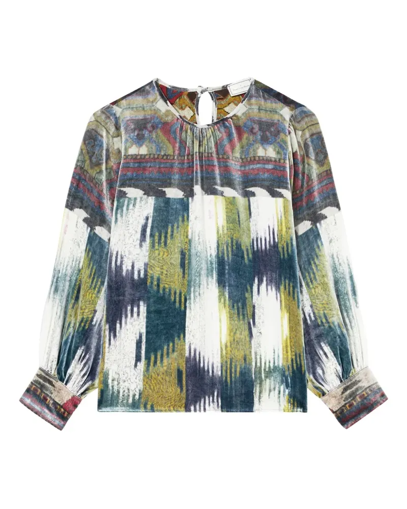 Pierre-Louis Mascia Kanpur Bluse mit Print - Grün Grün