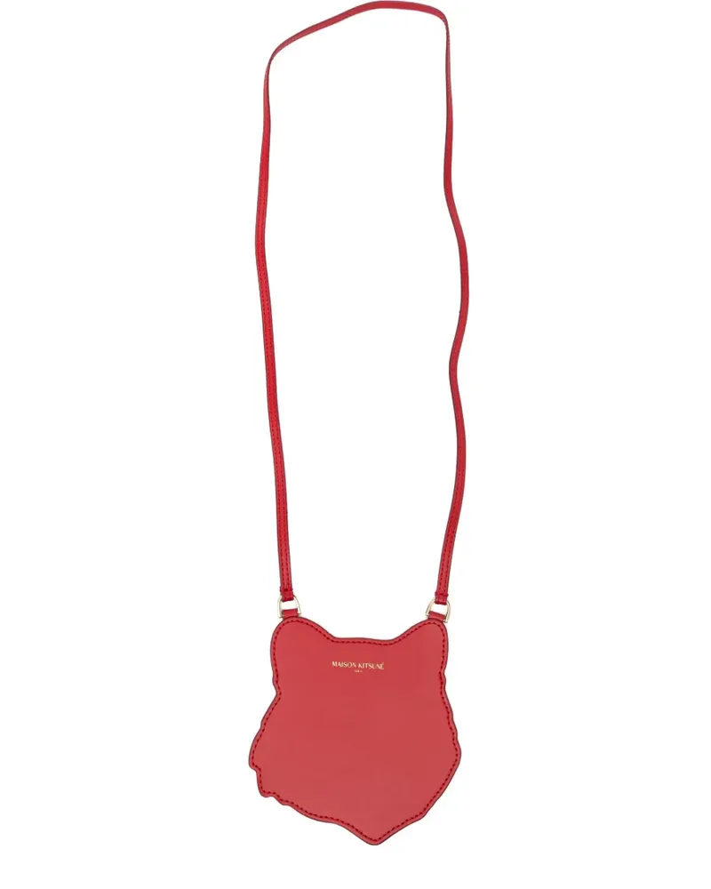 Kitsuné Clutch mit Fuchskopf - Rot Rot