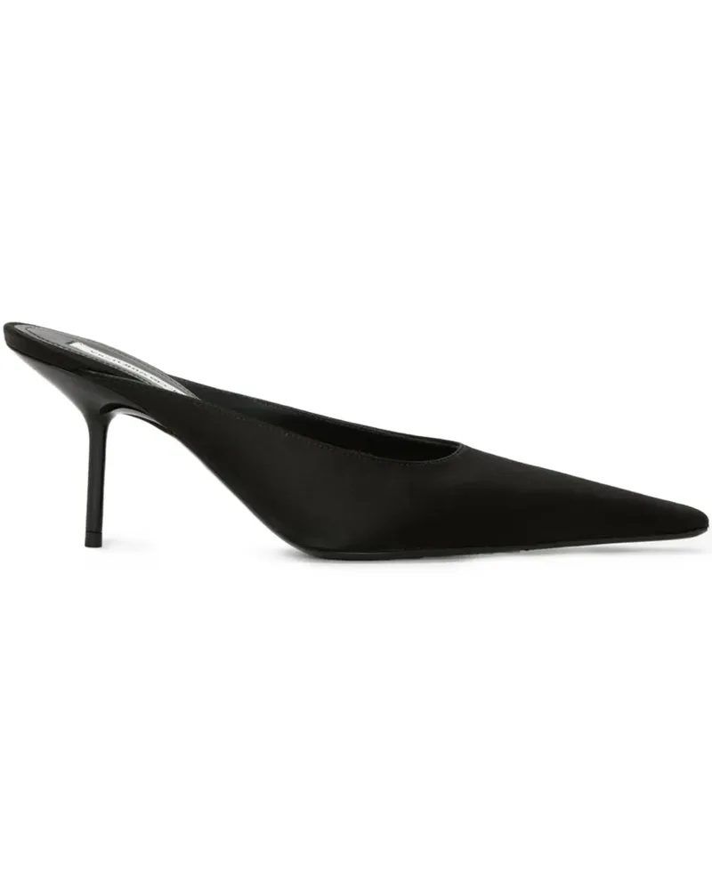 Victoria Beckham Sloan Stiletto-Mules mit spitzer Kappe 75mm - Schwarz Schwarz