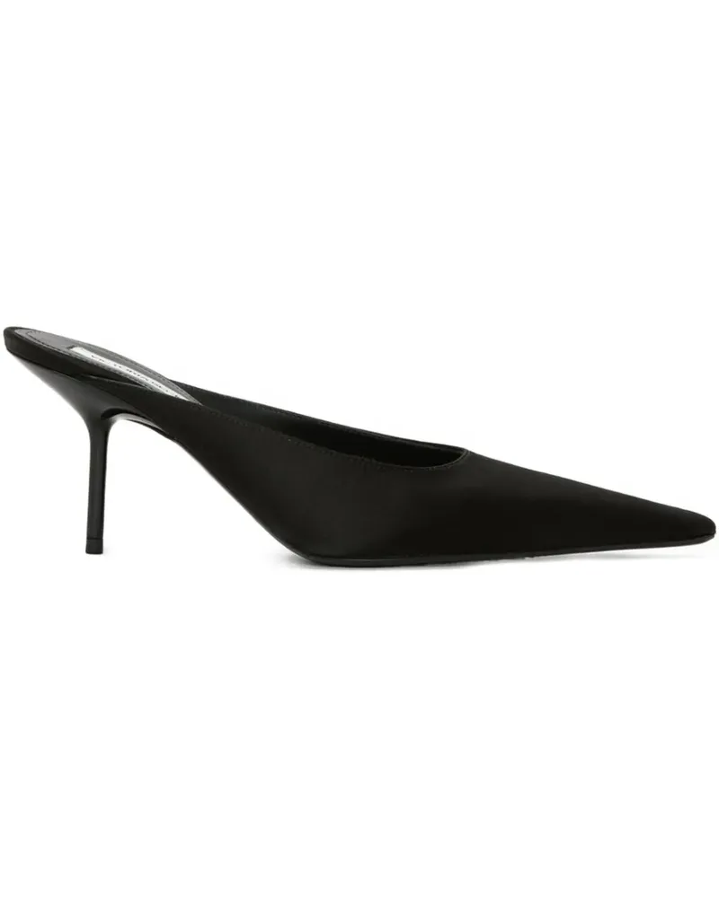 Victoria Beckham Sloan Stiletto-Mules mit spitzer Kappe 75mm - Schwarz Schwarz