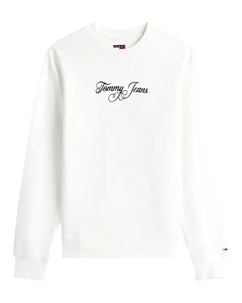 Tommy Hilfiger Sweatshirt mit Logo-Print - Weiß Weiß