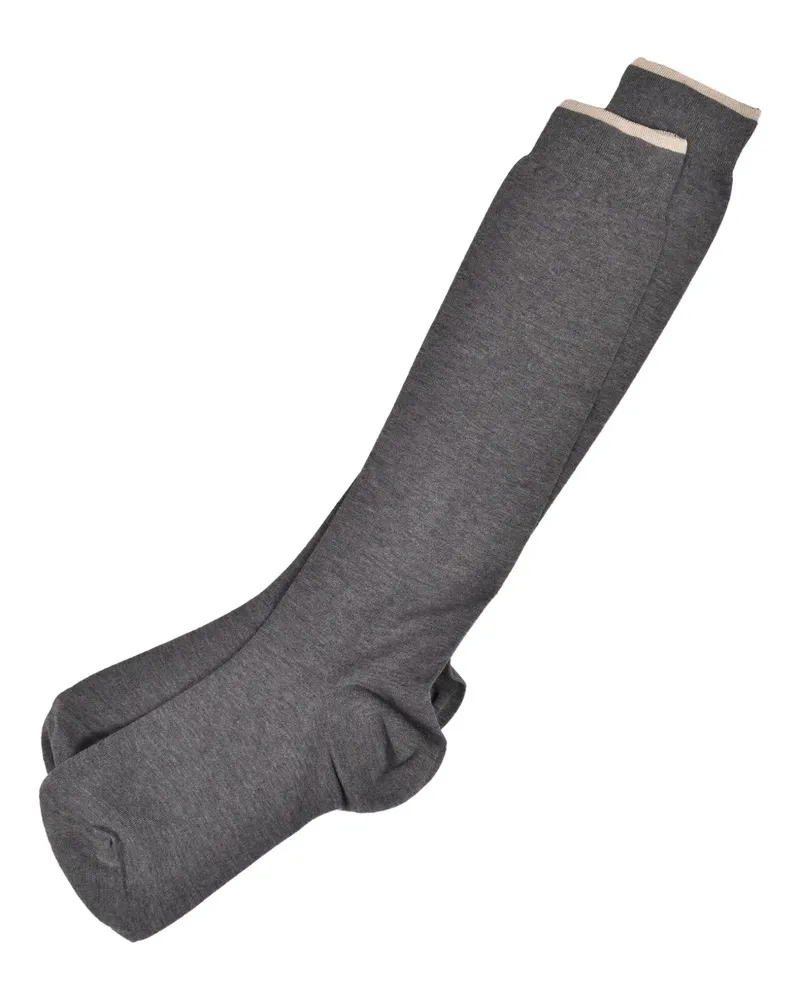 Brunello Cucinelli Socken aus Kaschmir - Grau Grau