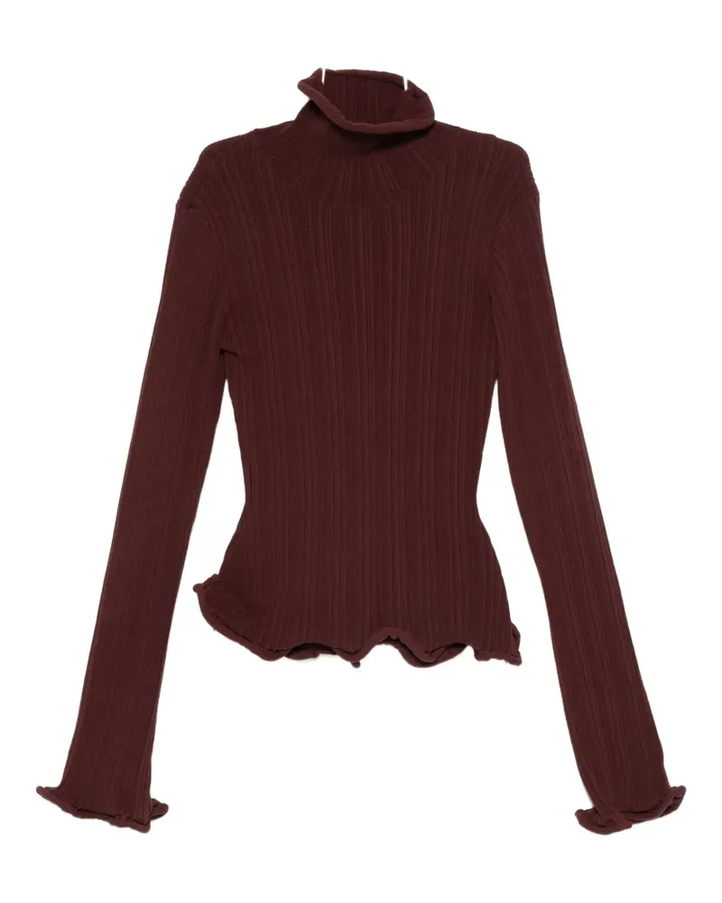 Séfr Paloma ribbed trumpet sweater - Rot Rot