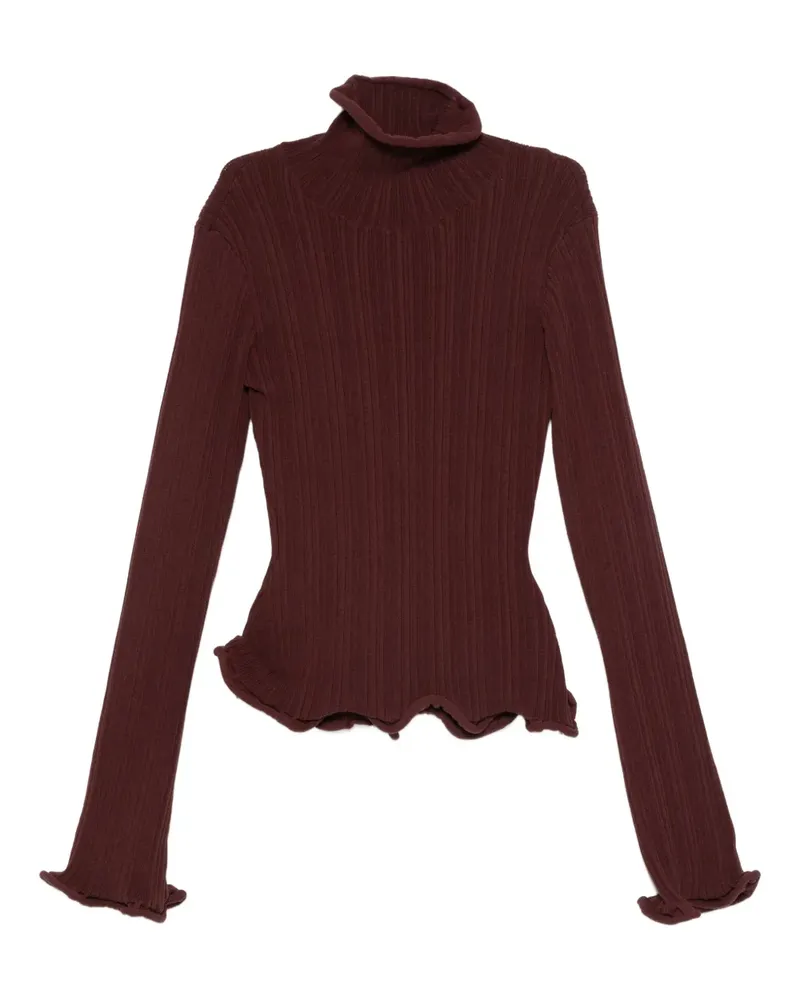 Séfr Paloma ribbed trumpet sweater - Rot Rot