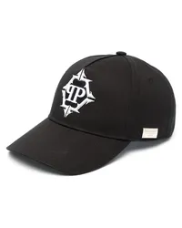 Philipp Plein Baseballkappe mit Logo Schwarz