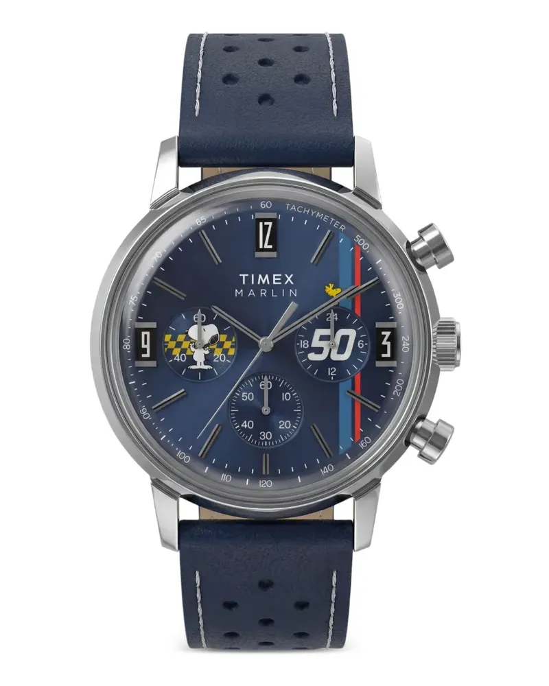 Timex x Peanuts® Marlin® Chronograph Joe Cool 40mm - Blau Blau