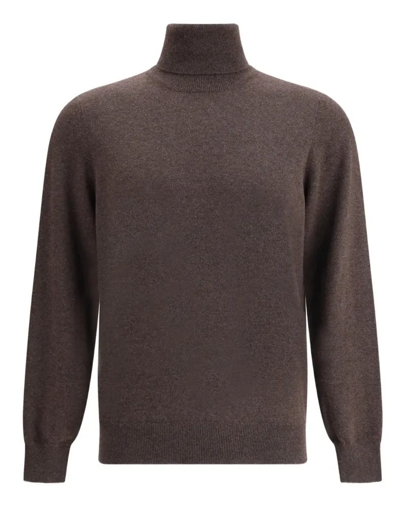 Brunello Cucinelli Rollkragenpullover aus Kaschmir - Braun Braun