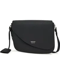 Ferragamo Mittelgroße Schultertasche Schwarz