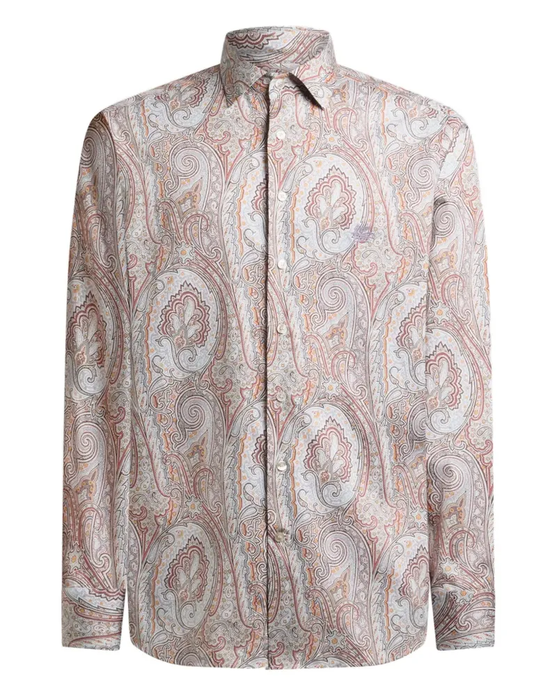 Etro Hemd mit floralem Paisley-Print - Nude Nude