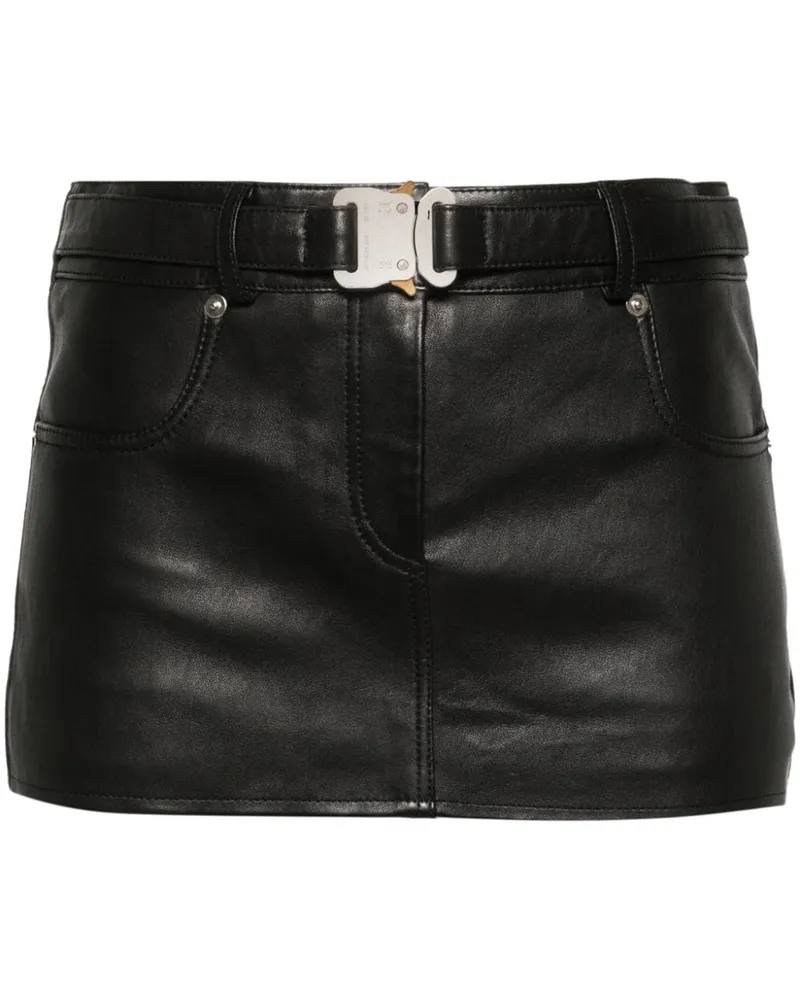 1017 ALYX 9SM Minirock aus Leder - Schwarz Schwarz