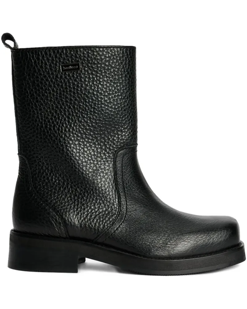 Soulland Delaware leather boots - Schwarz Schwarz