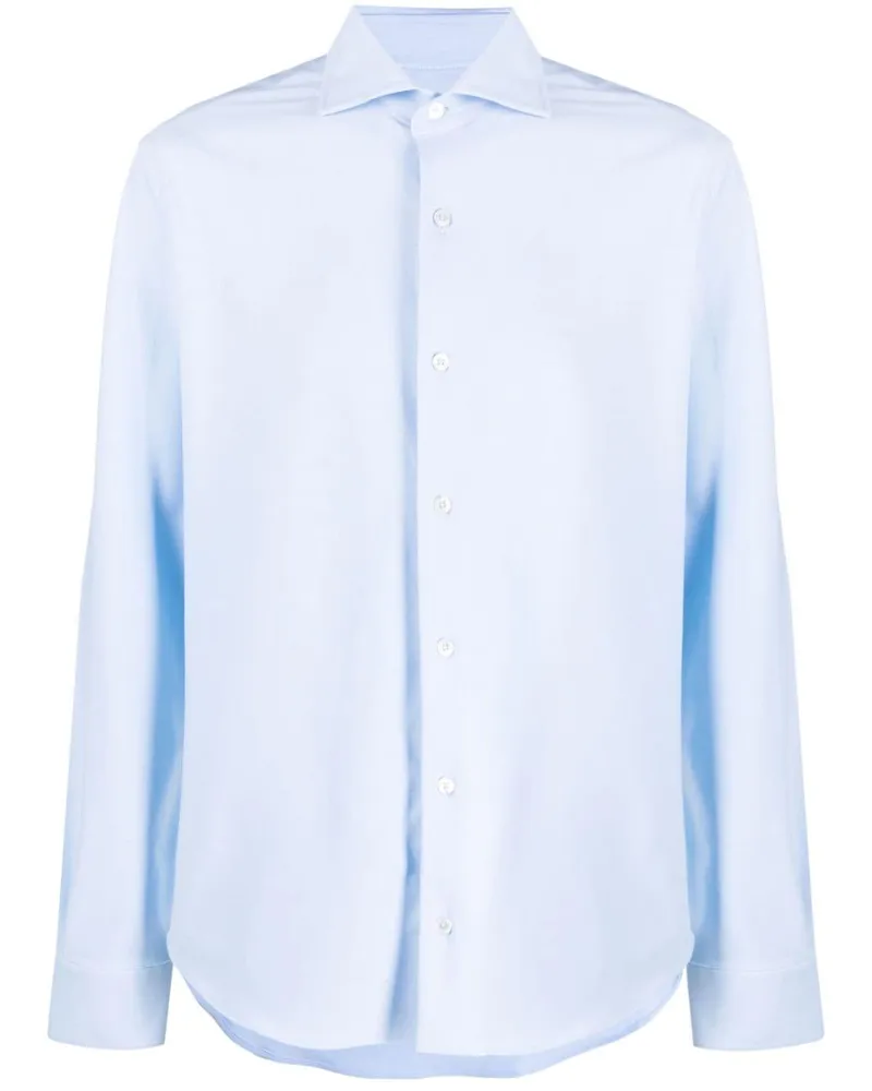 Fedeli Langärmeliges Hemd - Blau Blau