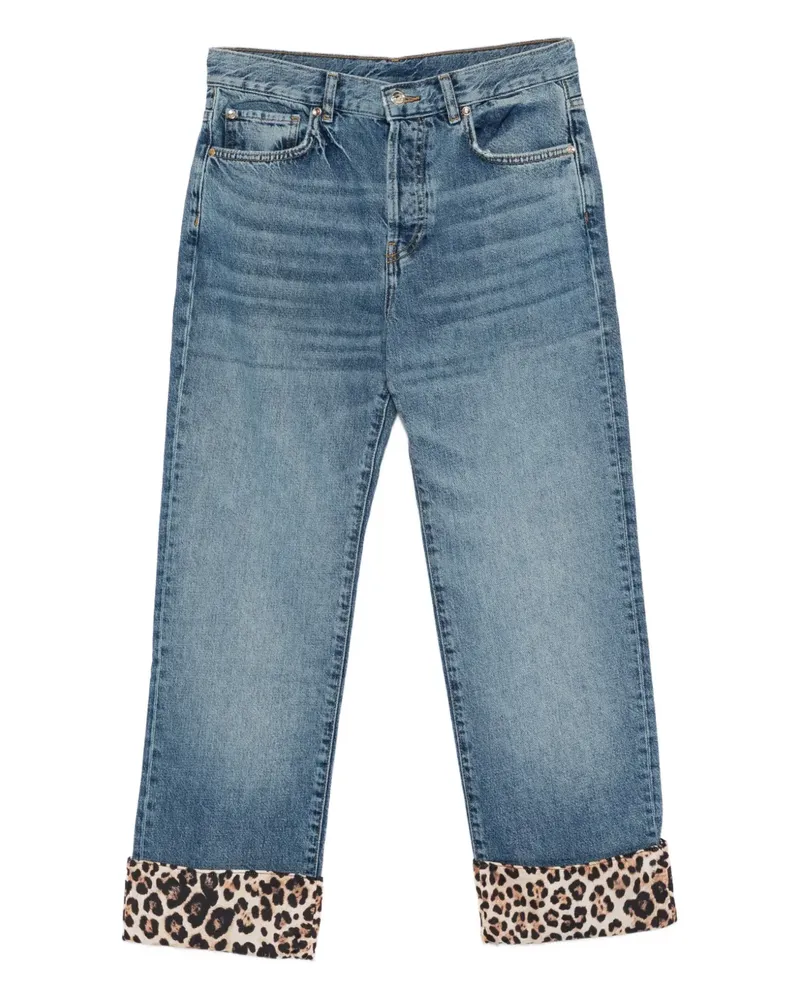 Liu Jo Jeans mit Leoparden-Print - Blau Blau