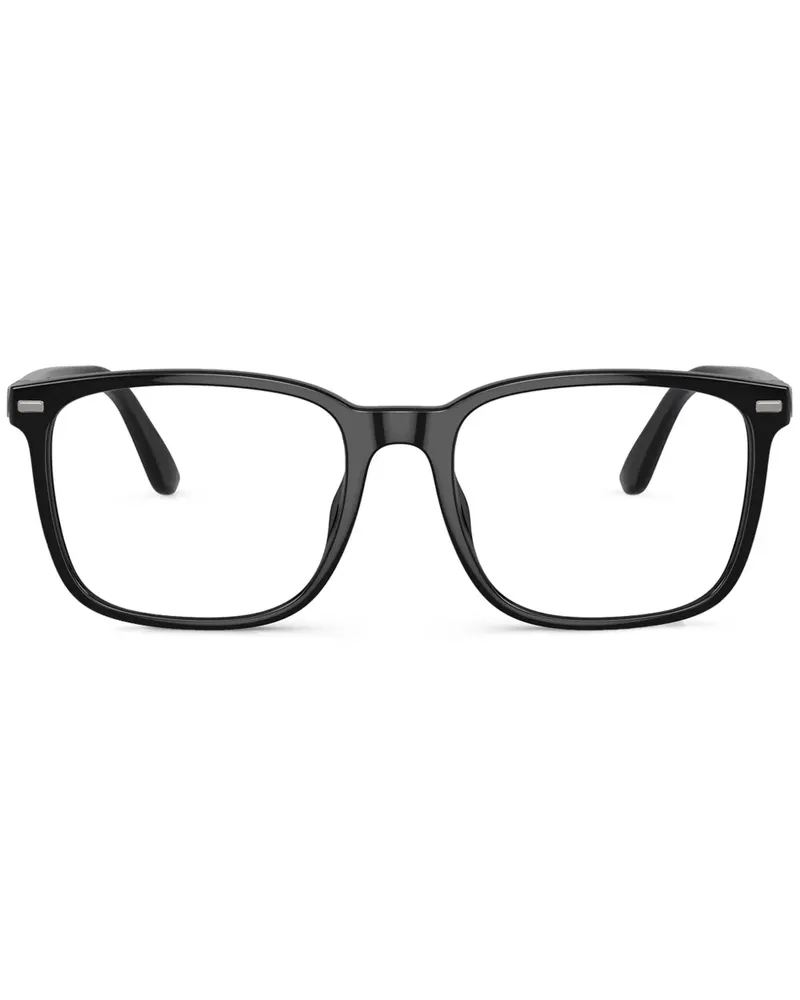 Ralph Lauren Brille mit eckigem Gestell - Schwarz Schwarz