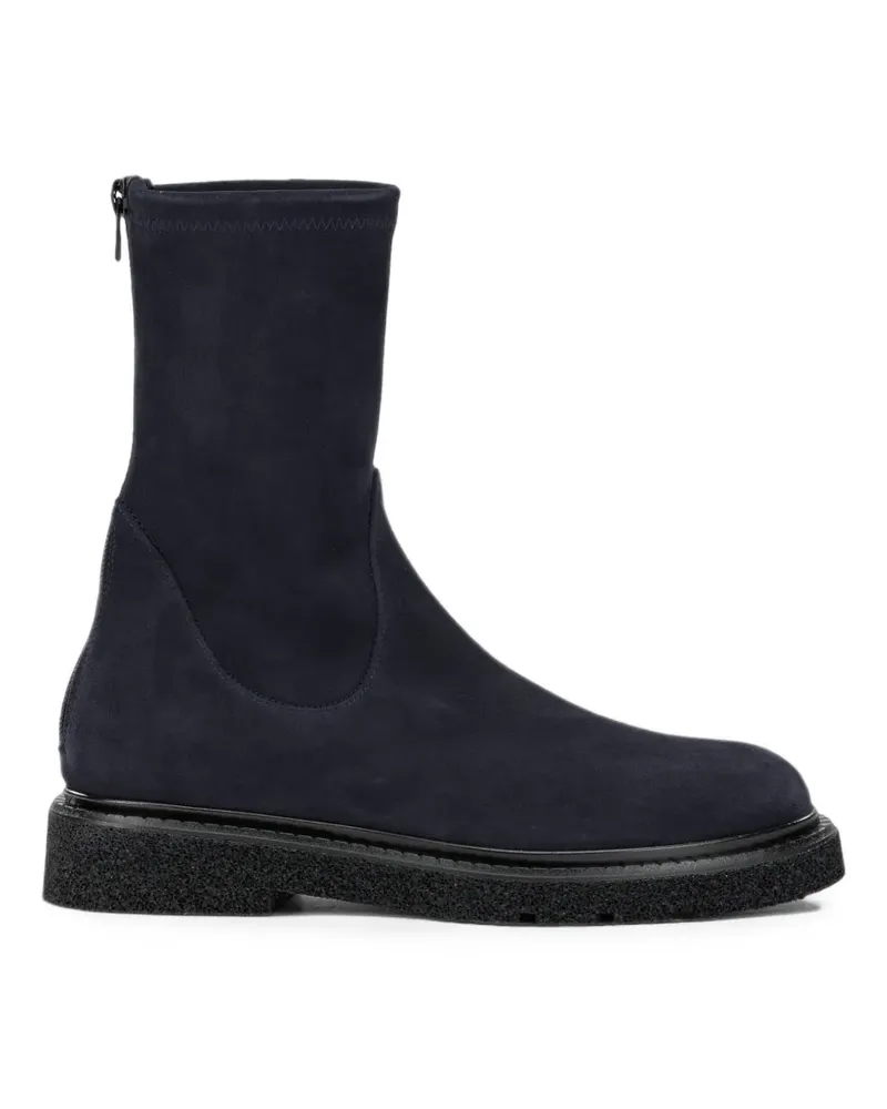 Guglielmo Rotta suede ankle boots - Blau Blau