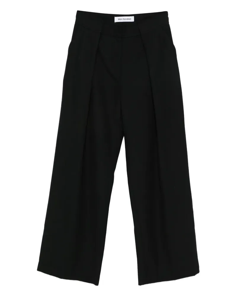 Won Hundred Lulu Hose mit Falten - Schwarz Schwarz