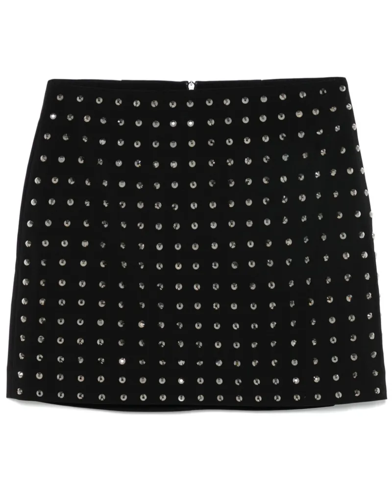 Karl Lagerfeld Minirock mit Strass - Schwarz Schwarz
