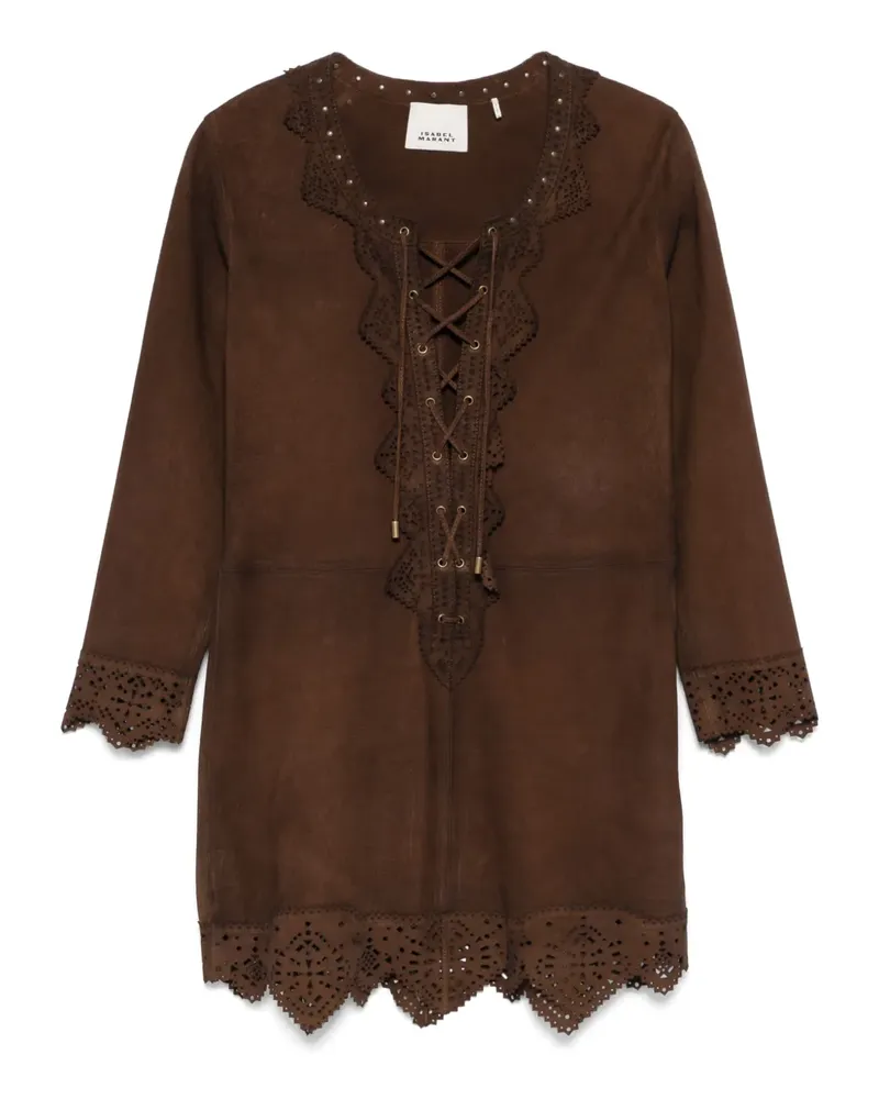 Isabel Marant Charlina Minikleid - Braun Braun