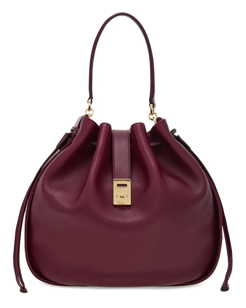 Ferragamo Beuteltasche mit Gancini-Detail - Rot Rot