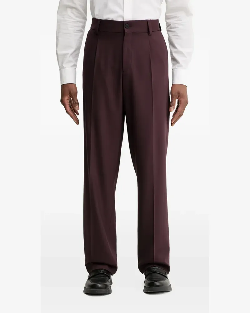 HUGO BOSS pleated trousers - Rot Rot