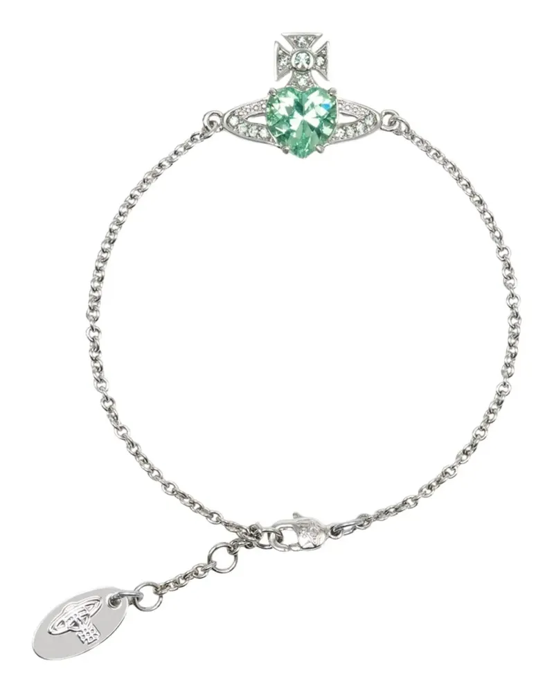 Vivienne Westwood Ariella heart-charm bracelet - Silber Silber