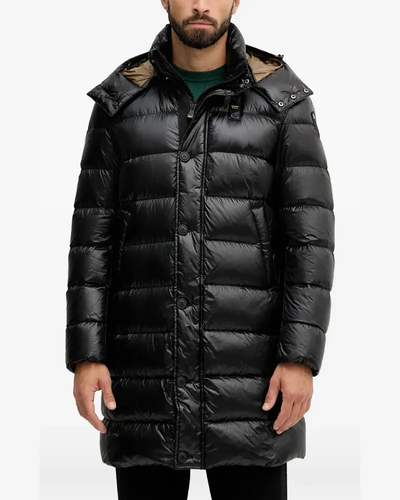 Blauer Carver hooded padded coat - Schwarz Schwarz
