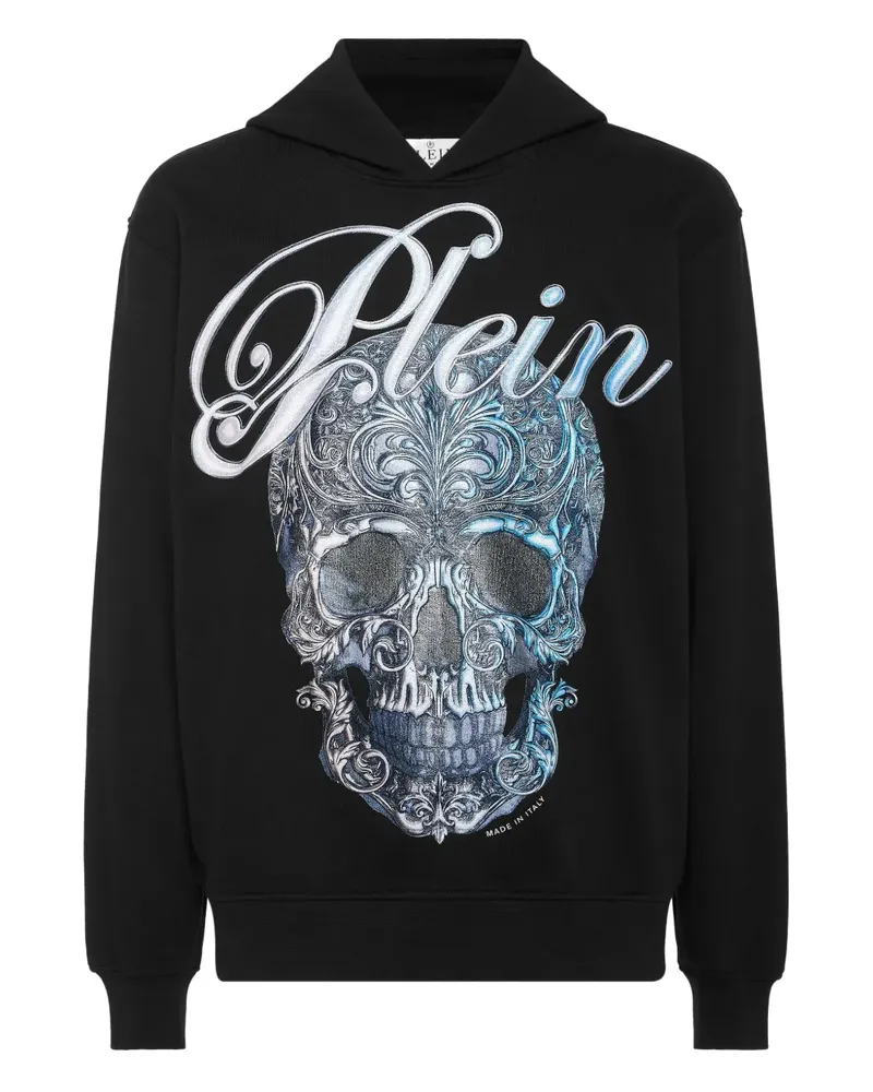 Philipp Plein Hoodie mit Totenkopf-Print - Schwarz Schwarz