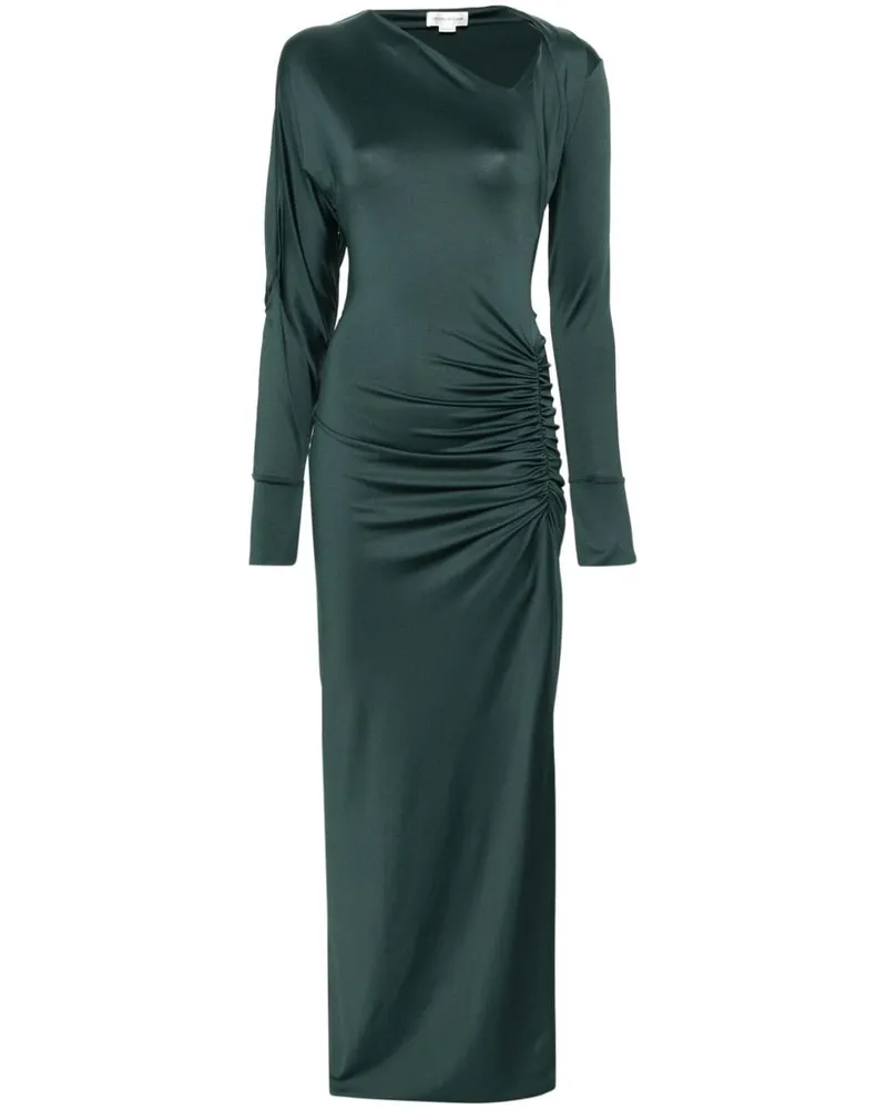 Victoria Beckham Kleid mit asymmetrischem Ausschnitt - Grün Grün