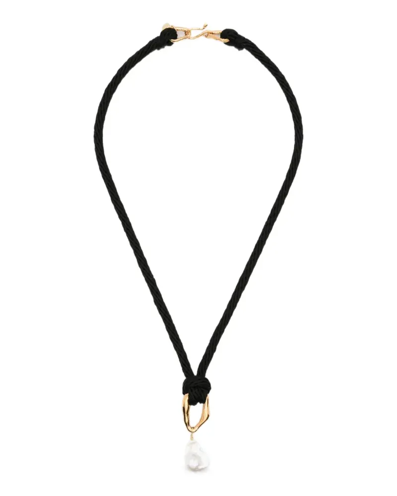 forte_forte pearl-pendant cord necklace - Gold Gold