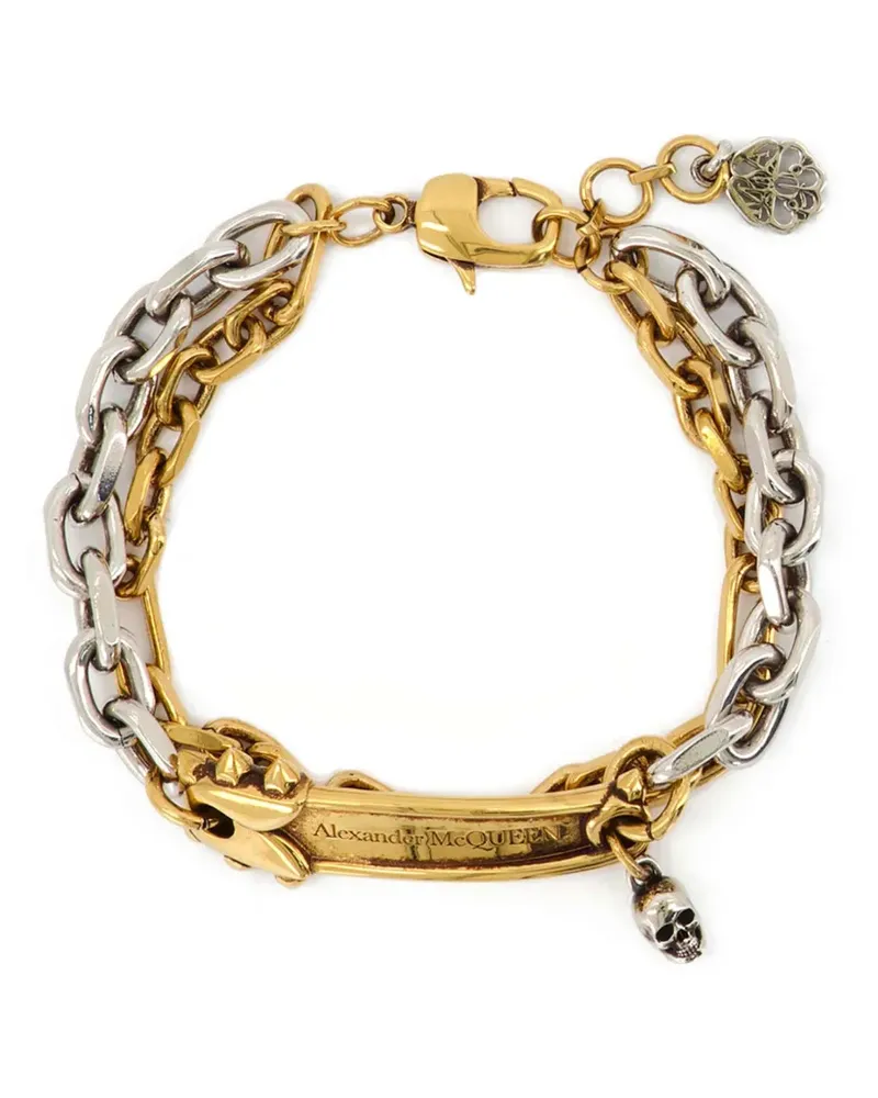 Alexander McQueen Punk Armband - Gold Gold