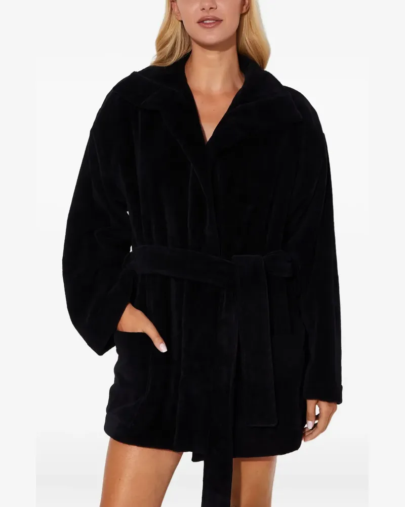 Dsquared2 Maxikleid mit Gürtel - Schwarz Schwarz