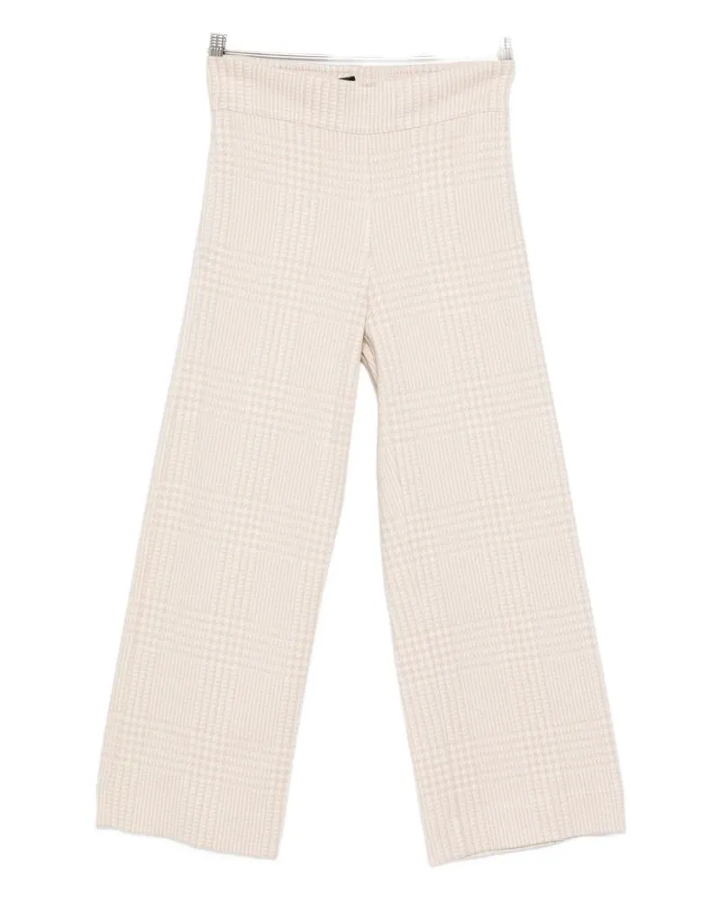 D.EXTERIOR check-pattern trousers - Rosa Rosa
