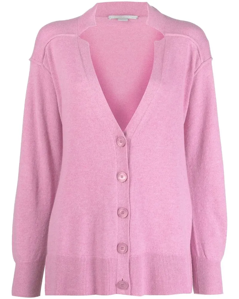 Stella McCartney Oversized-Cardigan - Rosa Rosa