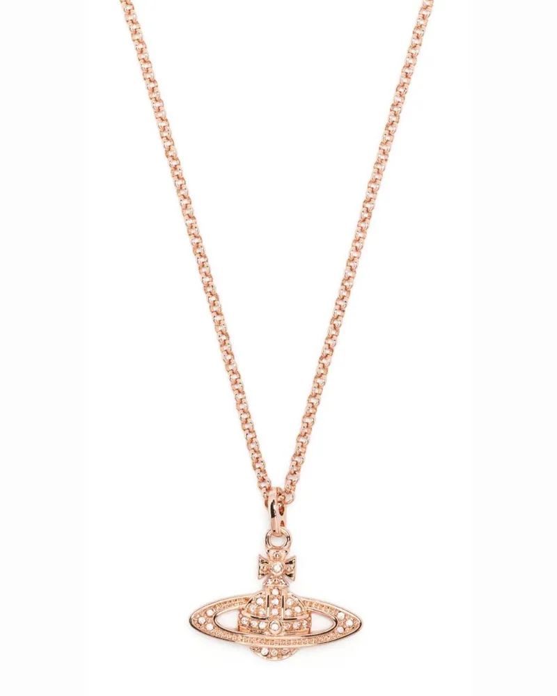 Vivienne Westwood Halskette mit Kristallen - Rosa Rosa
