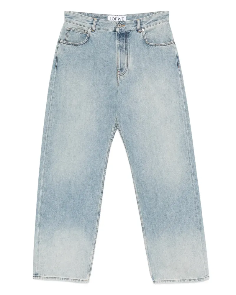 Loewe Jeans mit Gürtelschlaufen - Blau Blau