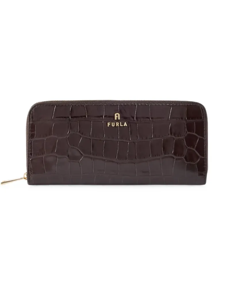 Furla Camelia L Sneakers mit rundem Reißverschluss - Braun Braun