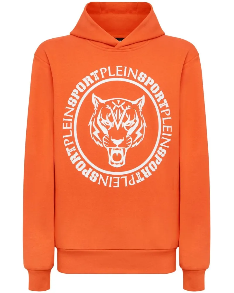 Philipp Plein Carbon Tiger Hoodie Orange